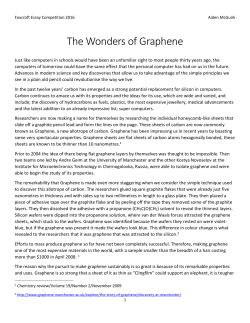 The Wonders of Graphene