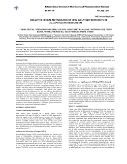 bioactive fungal metabolites of 9pr2 isolated from roots of