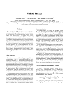 United Snakes - Department of Computer Science