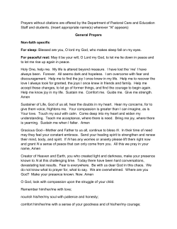General Prayers
