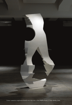 I never wanted to weigh more heavily on a man than a bird, Marble