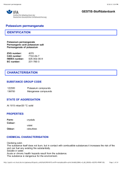 Potassium permanganate