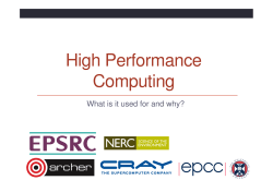 High Performance Computing
