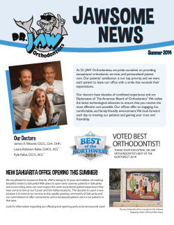 JAWSOME NEWS Summer 2014