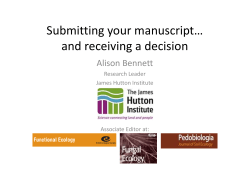 Presentations - British Ecological Society