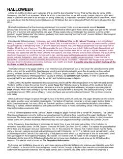 halloween - Truth On The Web Ministries