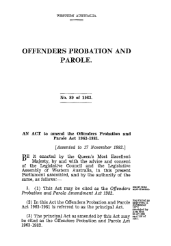 offenders probation and parole.