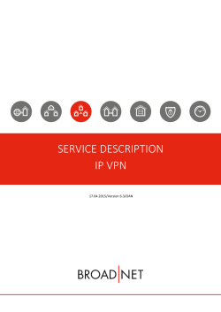 service description ip vpn