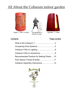 About the Coliseum - Arista Wholesale Garden Supply