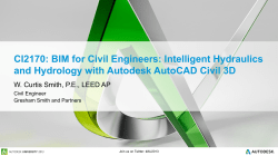 CI2170: BIM for Civil Engineers: Intelligent Hydraulics