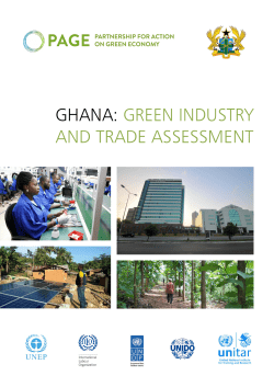 ghana: green industry and trade assessment