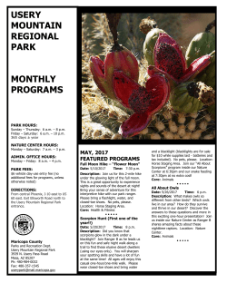 May - Maricopa County Parks