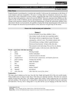 an elementary school classroom in a slum