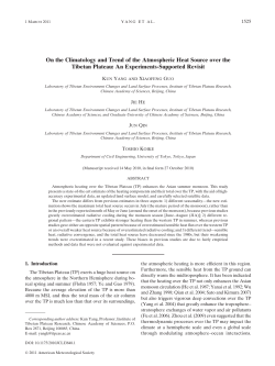 On the Climatology and Trend of the Atmospheric Heat Source over