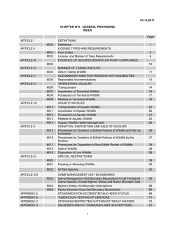 Chapter 0 - General Provisions