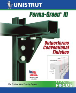 Perma-Green III - Unistrut Service Company