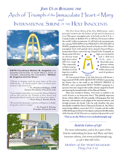 Mother of the Word Incarnate, Pray For Us!