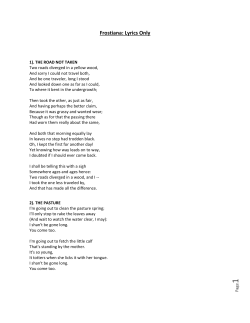 Frostiana: Lyrics Only