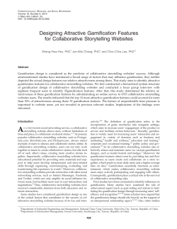 Designing Attractive Gamification Features for Collaborative