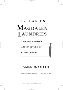 magdalen laundries - University of Notre Dame