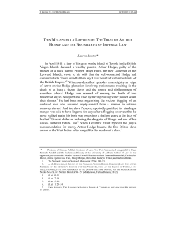 THIS MELANCHOLY LABYRINTH - The University of Alabama