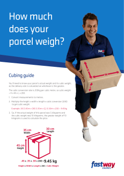Fastway Cubing Guide