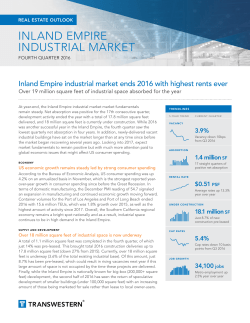 Inland Empire Industrial Outlook