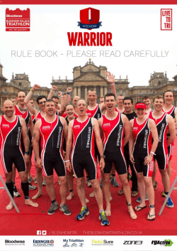 blenheim weekend warrior rulebook