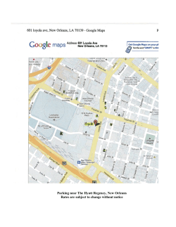 Parking near The Hyatt Regency, New Orleans Rates are subject to