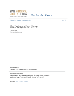 The Dubuque Shot Tower