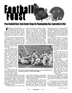 Football Feast: Thanksgiving Day Prep Football