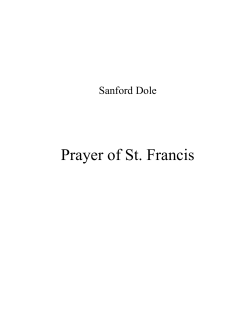 Prayer of St. Francis