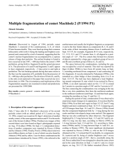 Multiple fragmentation of comet Machholz 2 (P/1994 P1)