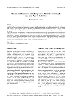 Humans and Carnivores in the Early Upper Paleolithic