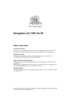 Navigation Act 1901