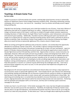 Jacksonville Patriot - Arkansas Teacher Corps