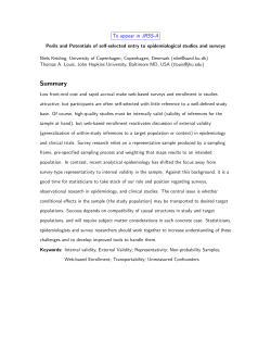 Summary - Johns Hopkins Bloomberg School of Public Health