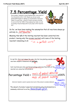 7.5 Percent Yield Notes (KEY)