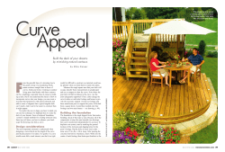 Build the deck of your dreams by mimicking natural contours