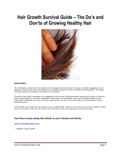 Hair Growth Survival Guide &ndash; The Do`s and Don`ts of