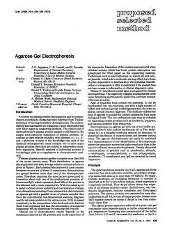 Agarose Gel Electrophoresis