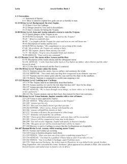 Book I Outline