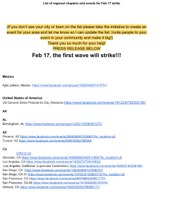 strike actions - Management Memo
