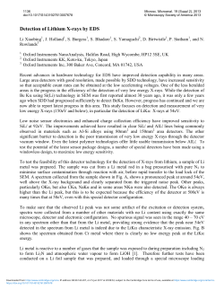 Detection of Lithium X