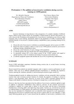 The addition of non-invasive ventilation during exercise training in