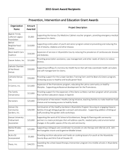 Prevention, Intervention and Education Grant Awards