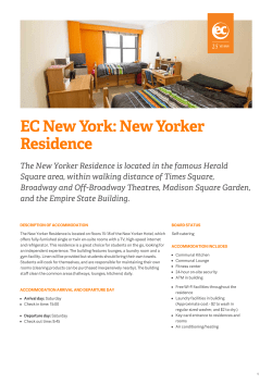 EC New York: New Yorker Residence