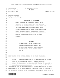 SB519 - Arkansas General Assembly