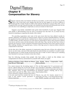 Chapter 9 Compensation for Slavery