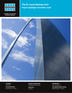 The St. Louis Gateway Arch